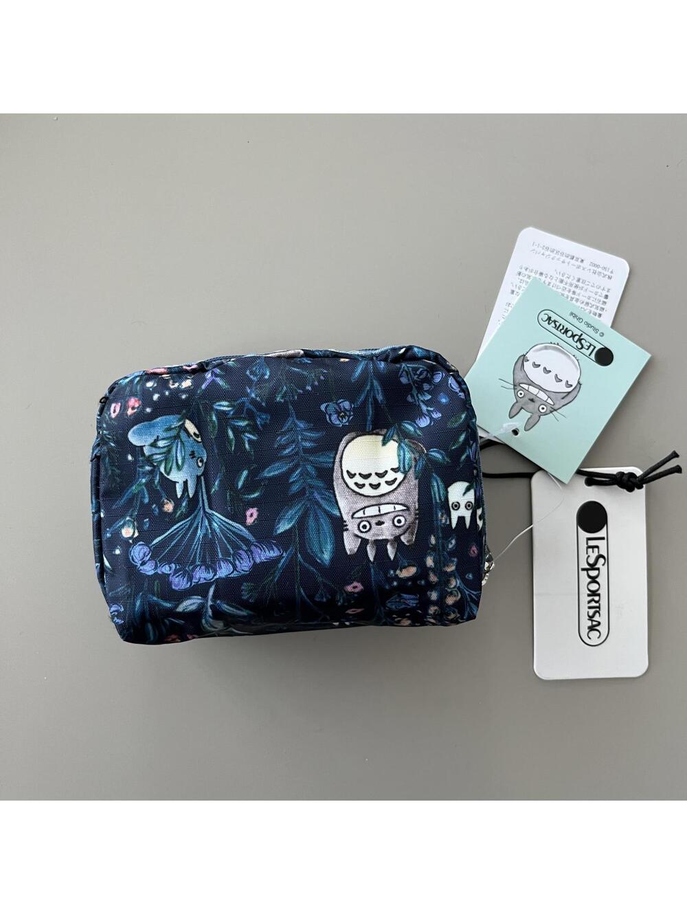 Lesportsac Totoro Small Square Cosmetic NWT